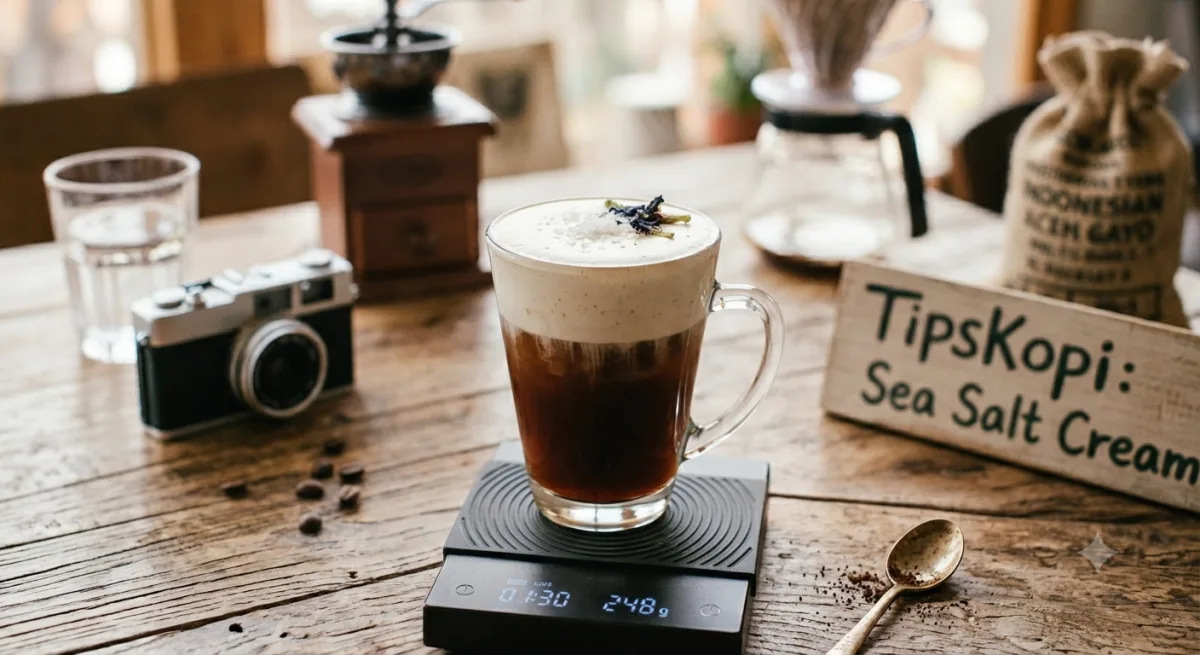 Rahasia Resep Sea Salt Cream Cold Brew ala Kafe, Bikin Sendiri di Rumah!