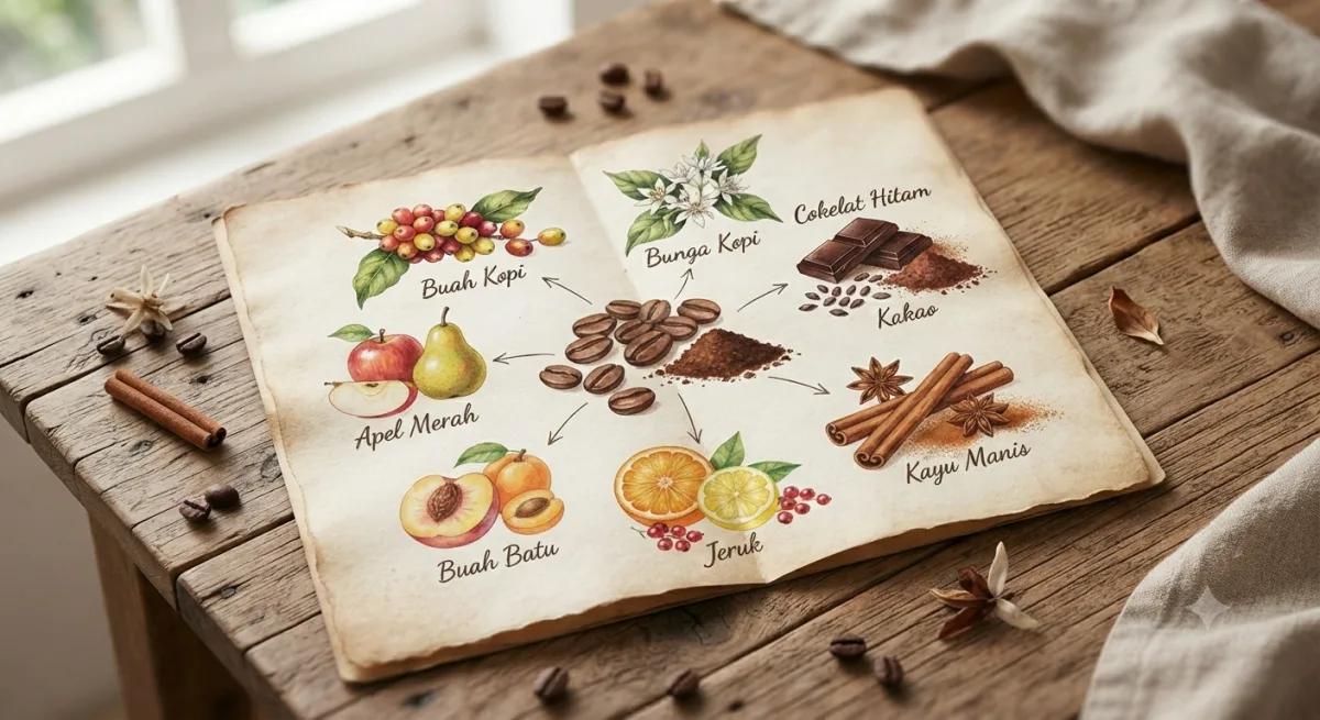 Kamus Lengkap Taste Notes Kopi: Panduan Mudah Mengenali Karakter Rasa untuk Pemula