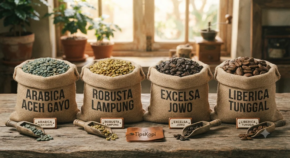 1 Menit Paham Bedanya Arabika, Robusta, Liberica & Excelsa: Panduan Lengkap Jenis Bean Kopi