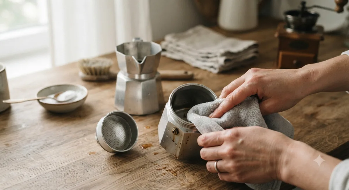 Anti Karat dan Aman: Panduan Lengkap Membersihkan Moka Pot Aluminium
