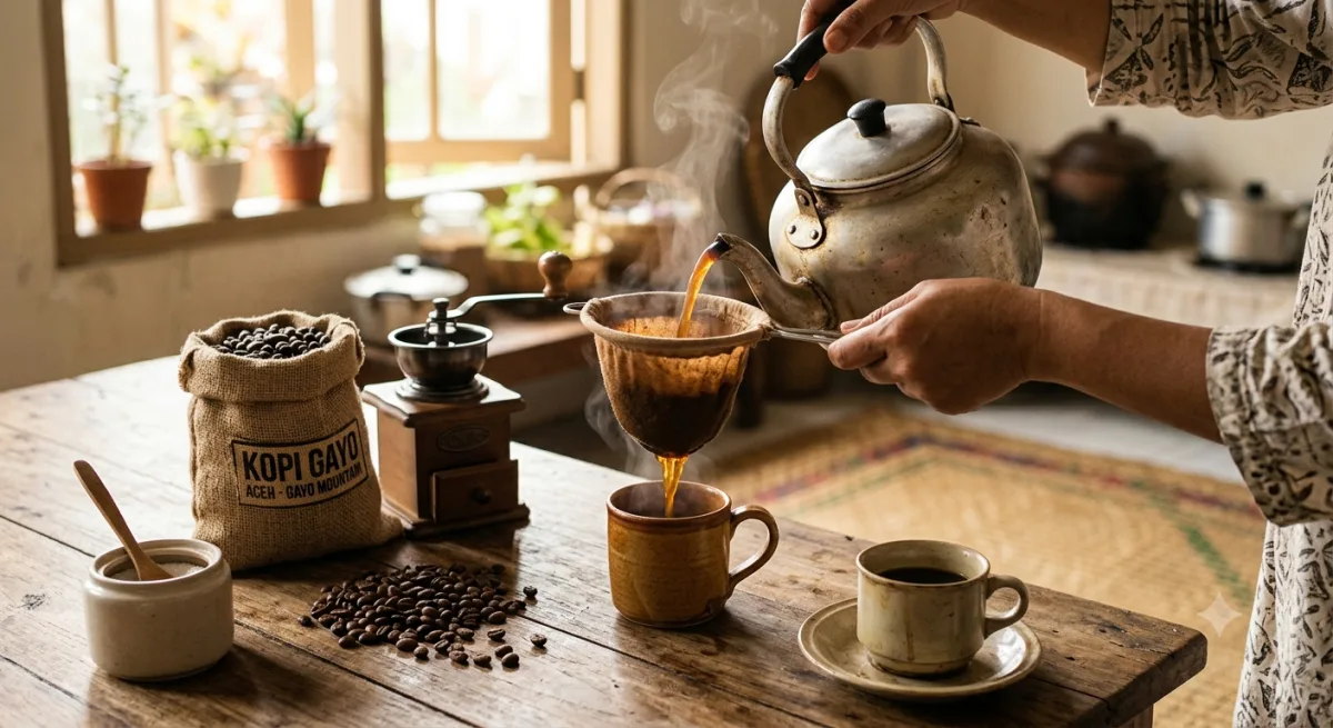 Resep Rahasia Kopi Saring Warung Aceh di Rumah: Pekat, Gurih, Tanpa Ribet!