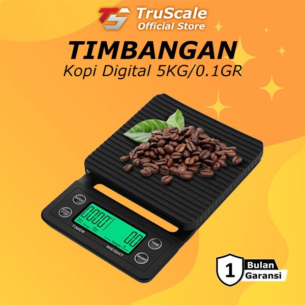 Timbangan Kopi Digital – Akurasi 0.1GR Presisi & Ringkas