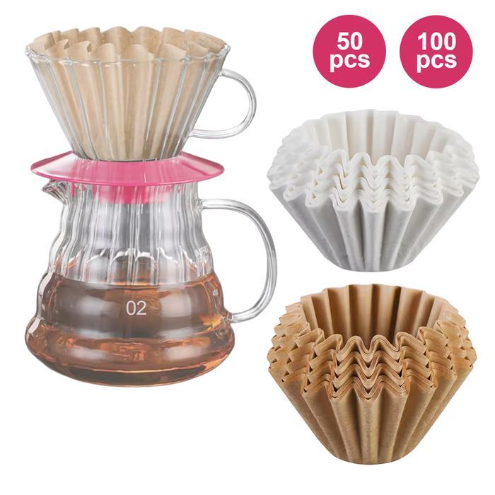 Origami Coffee Paper Wave Filter Dripper