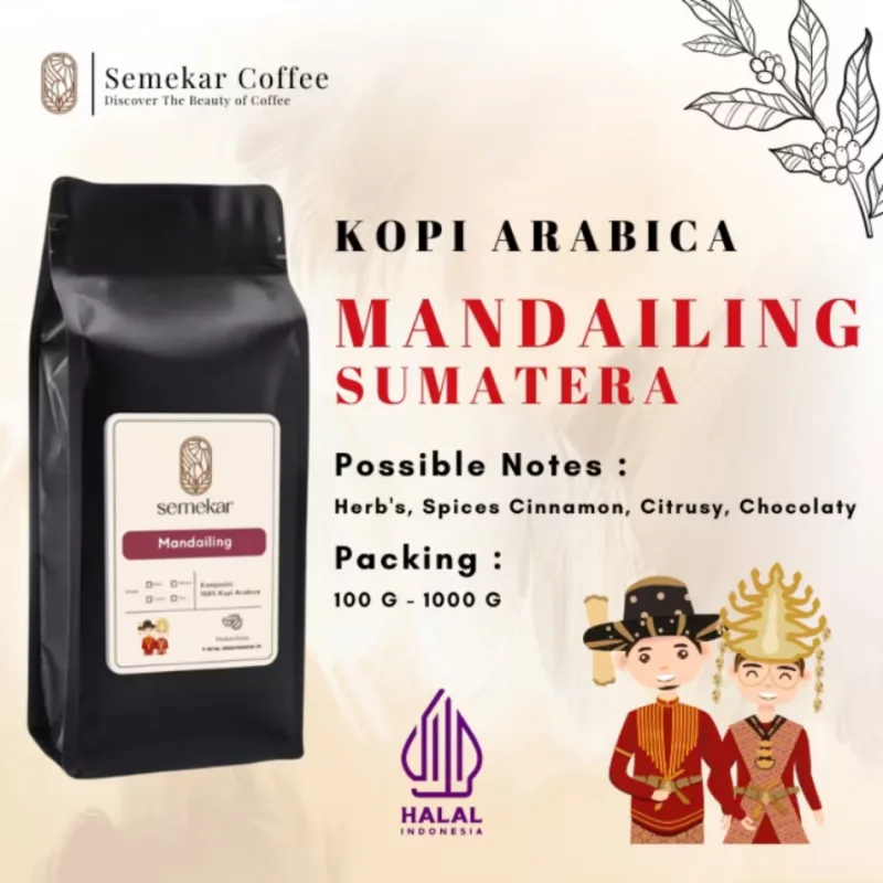 Kopi Arabica Mandailing Sumatra