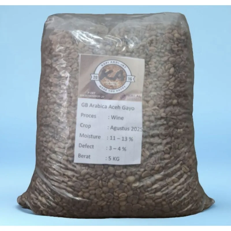 Green Bean(GB)/Biji Kopi Mentah Arabica Gayo Wine 