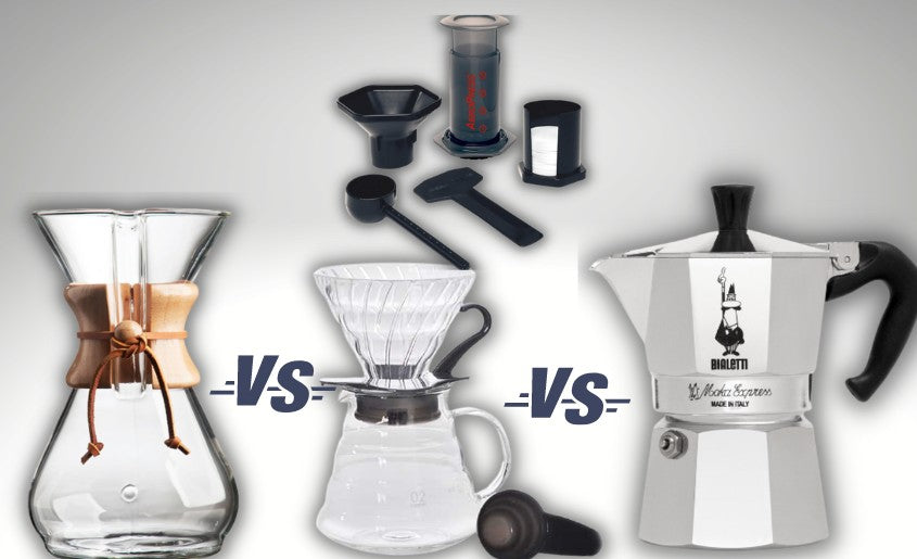 chemex vs moka pot untuk espresso